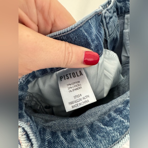 Cassie High waist crop straight leg jean (Hilltop Vintage) - Picture 3 of 10